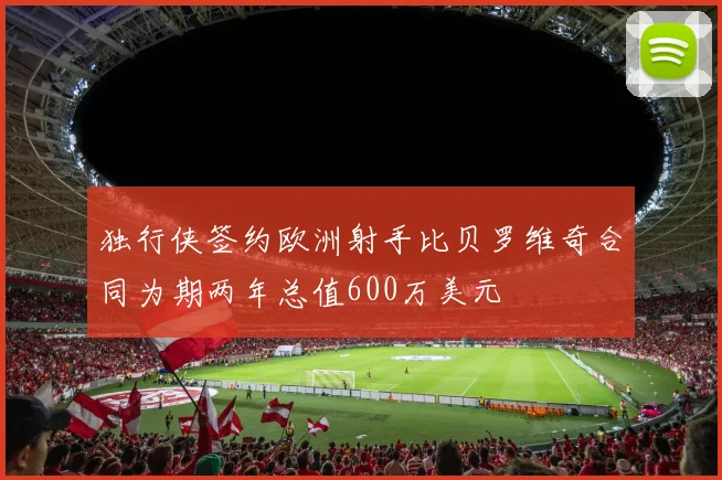 独行侠签约欧洲射手比贝罗维奇合同为期两年总值600万美元